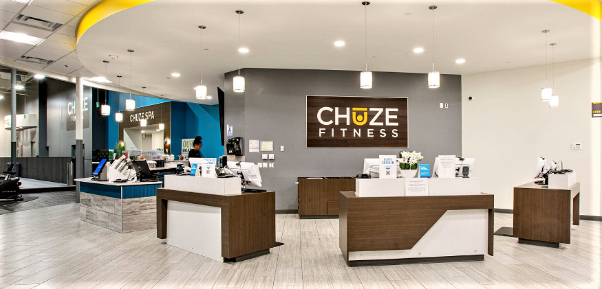 image Spring 2021 we built and installed gym commercial cabinetry for Chuze Fitness, Fontana, CA