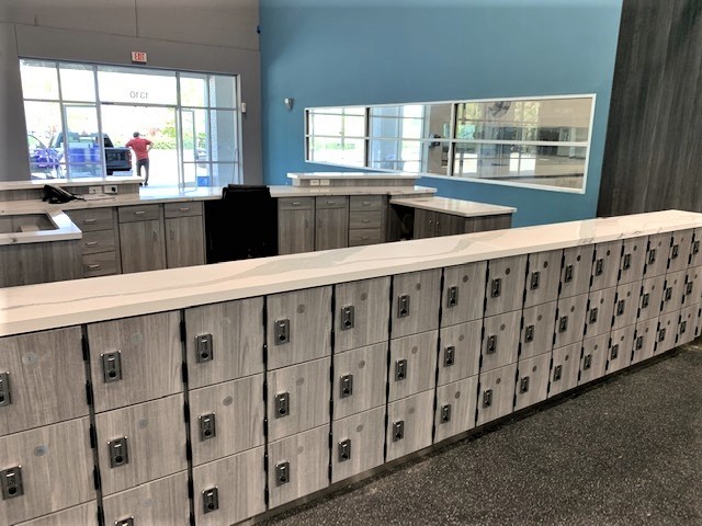 image5 Often times our customers want benches in their locker rooms as well for people to sit.    We can build and provide custom benches to match your lockers as well.  So if you’re looking for high quality, custom designed lockers and/or benches – remember to call us…605-336-1572  Creative Surfaces.